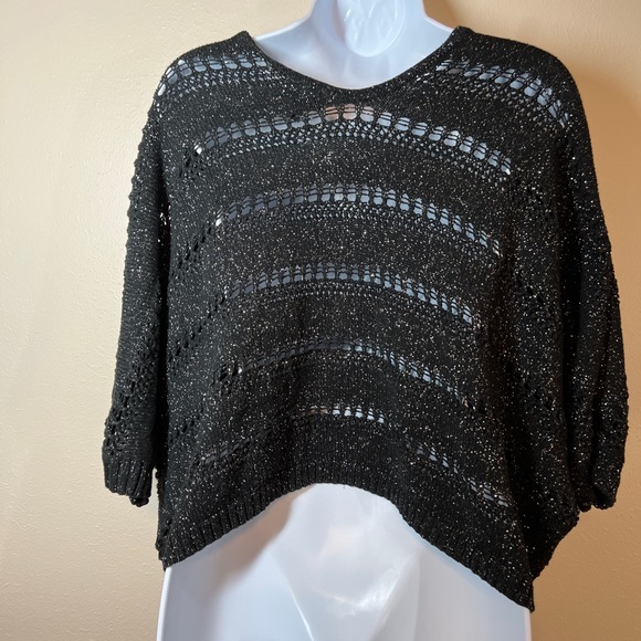 Express black and silver sweater size Medium - Picture 4 of 6